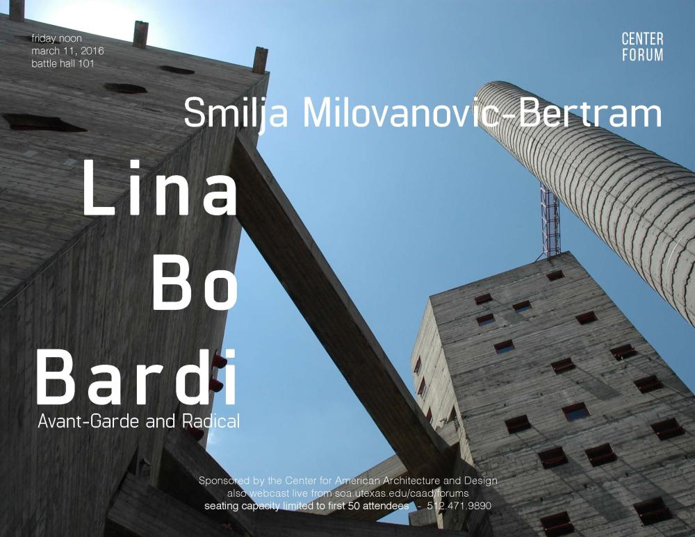 Smilja Milovanovic-Bertram Friday Lunch Forum