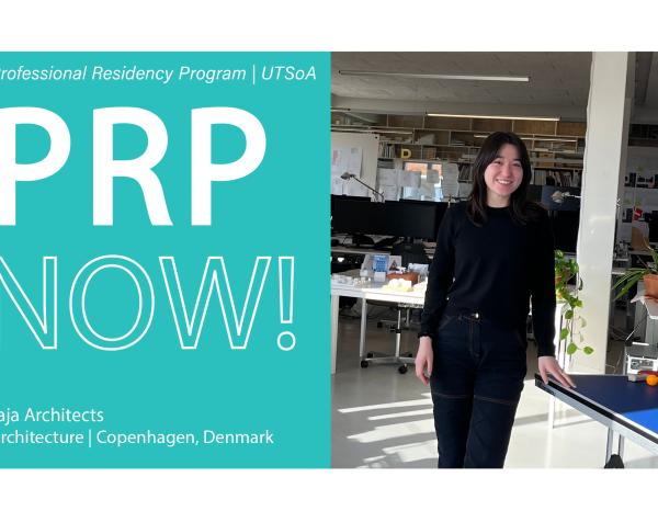 A woman in an office side-by-side with a graphic that reads "PRP Now!" 